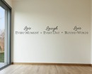 Live Laugh Love Quotes Wall Decal Motivational Vinyl Art Stickers